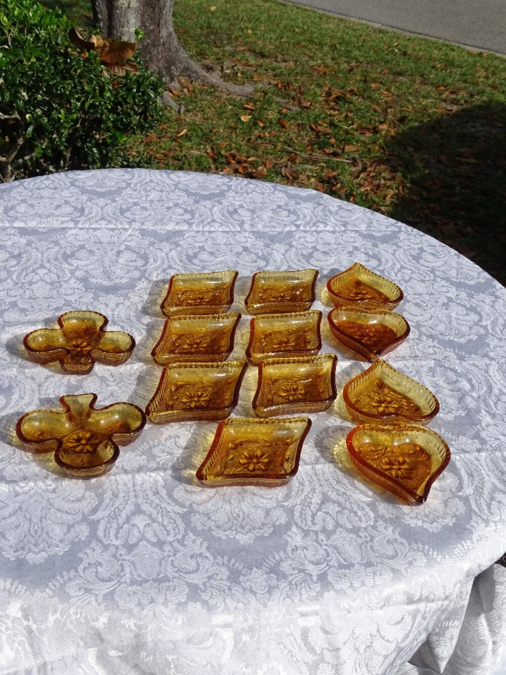 Tiara Sandwich Amber Gless Set